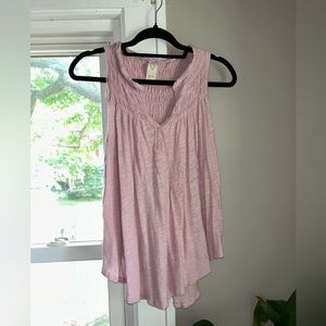 Free people pink tank top